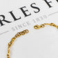 Pre-Owned 9ct Gold Infinity Symbol Bracelet 8 Inch