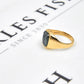 Pre-Owned 9ct Gold Intaglio Hematite Signet Ring Size S