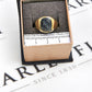 Pre-Owned 9ct Gold Intaglio Hematite Signet Ring Size S