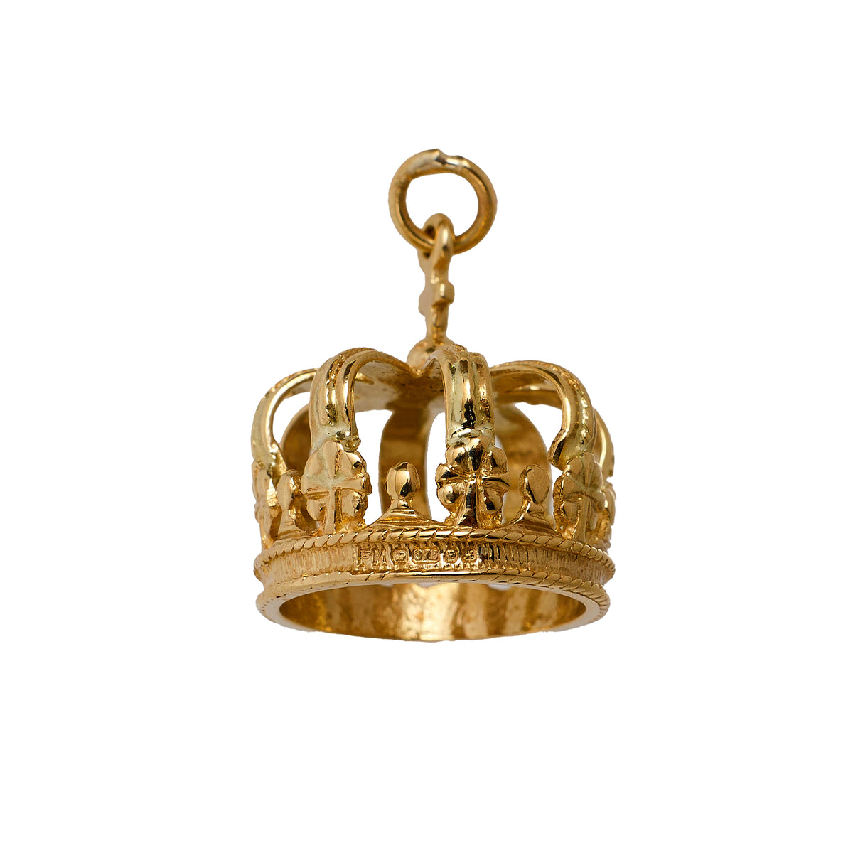 Pre-Owned 9ct Gold Crown Charm