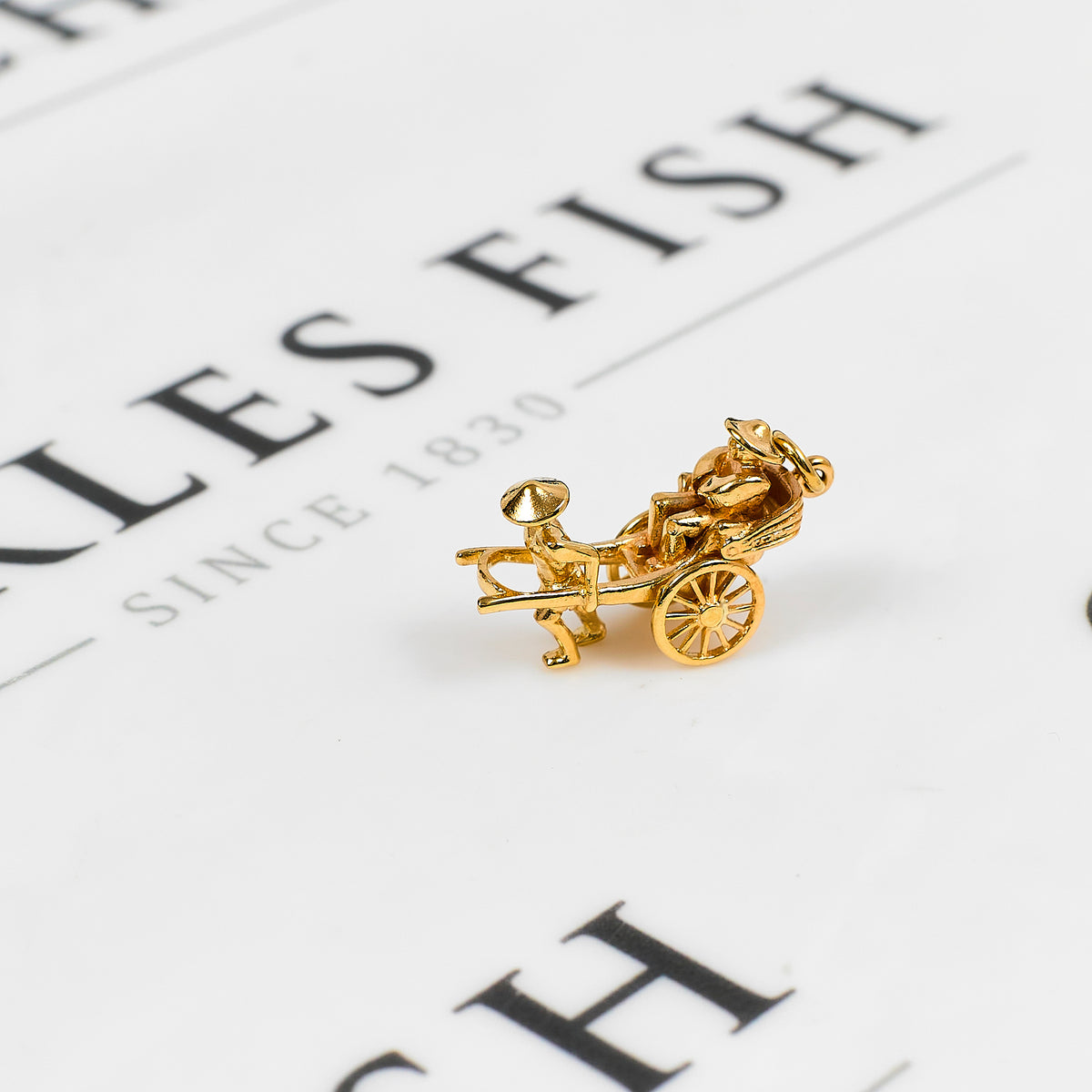Pre-Owned 9ct Gold Rickshaw Charm