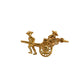 Pre-Owned 9ct Gold Rickshaw Charm