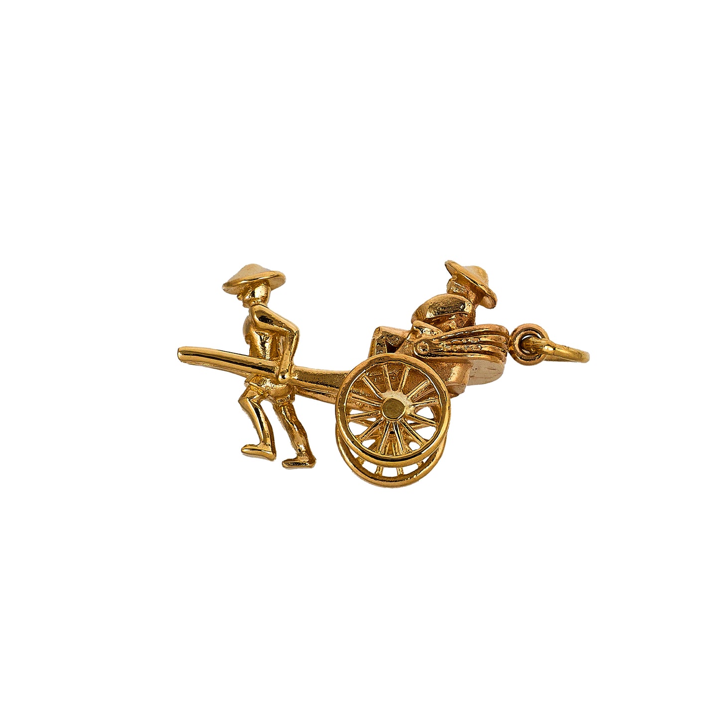 Pre-Owned 9ct Gold Rickshaw Charm