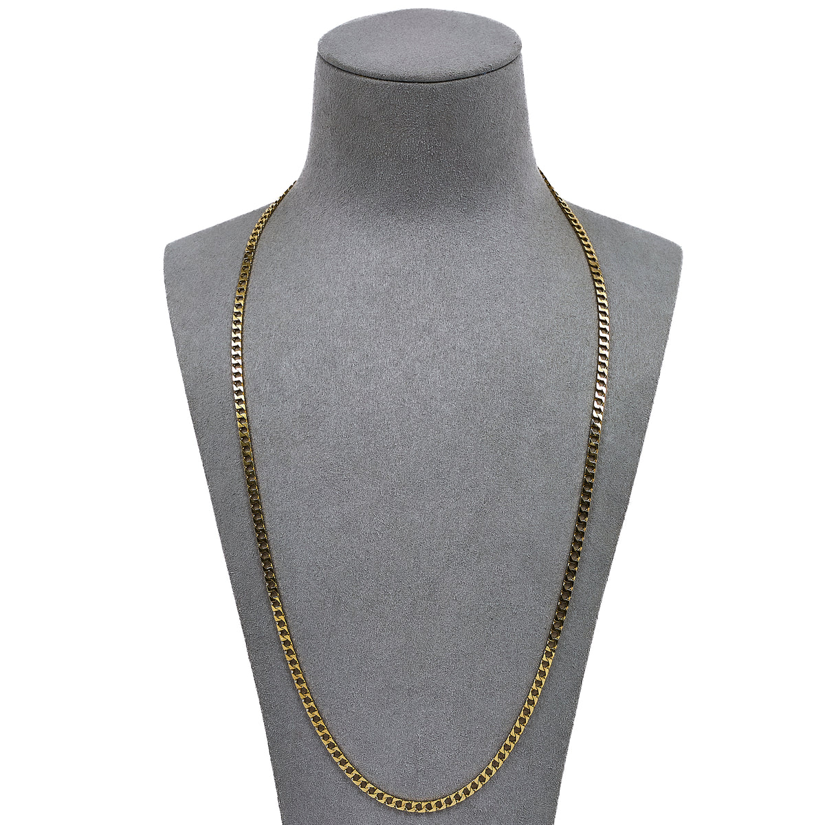 Pre-Owned 9ct Gold Curb Chain Necklace