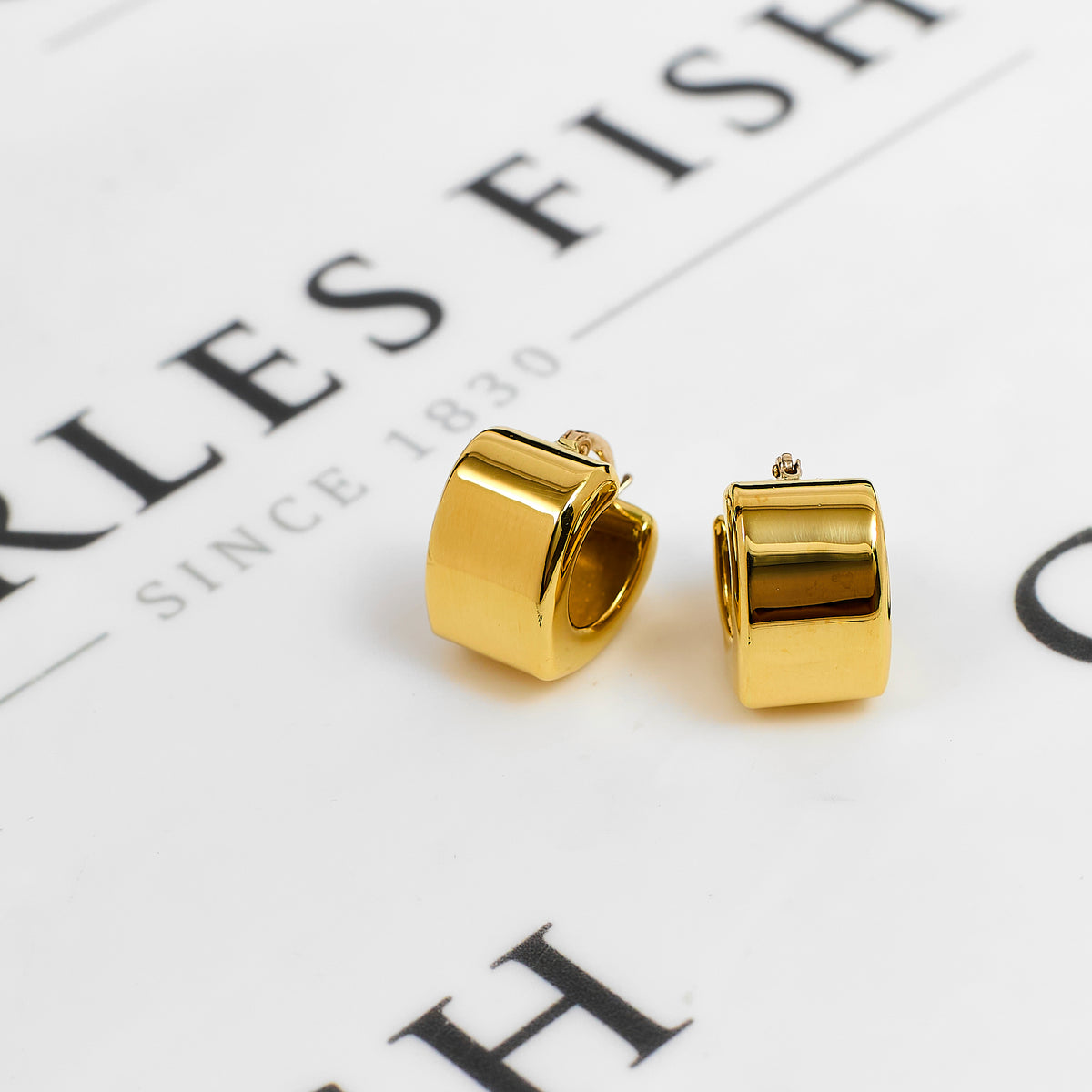 Pre-Owned 18ct Gold Creole Earrings PETITE