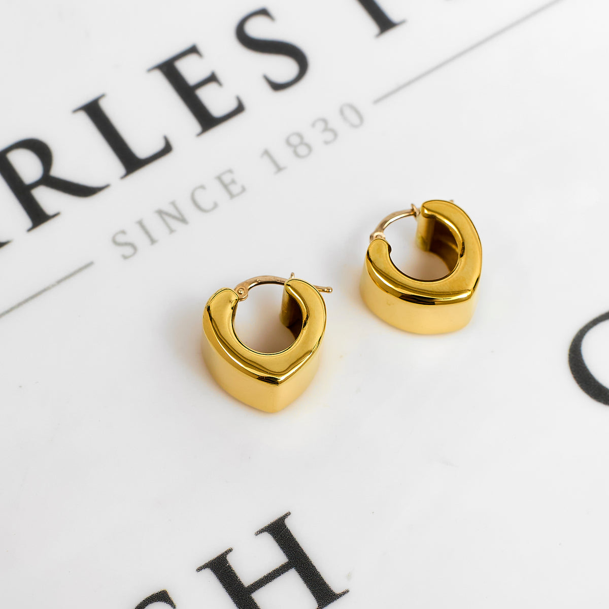 Pre-Owned 18ct Gold Creole Earrings PETITE