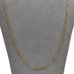 Pre-Owned 18ct Gold Box Link Chain Necklace 23 Inch