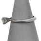 Pre-Owned 18ct White Gold Diamond Solitaire Ring Size R.5
