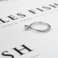 Pre-Owned 18ct White Gold Diamond Solitaire Ring Size R.5