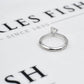 Pre-Owned 18ct White Gold Diamond Solitaire Ring Size R.5