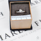 Pre-Owned 18ct White Gold Diamond Solitaire Ring Size R.5