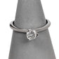 Pre-Owned 18ct White Gold Diamond Solitaire Ring Size R.5