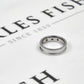 Pre-Owned 18ct White Gold 5 Diamond Band Ring Size L.5