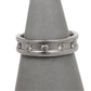 Pre-Owned 18ct White Gold 5 Diamond Band Ring Size L.5