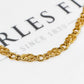 Pre-Owned 9ct Gold Celtic Knot Link Bracelet 7 Inch