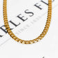 Pre-Owned 9ct Gold Curb Chain Necklace 16 Inch