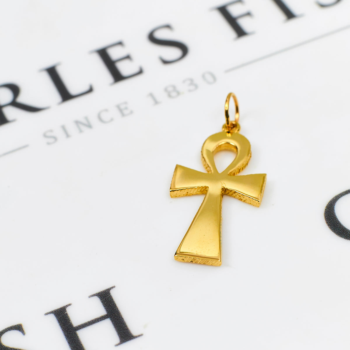 Pre-Owned 9ct Gold Ankh Pendant