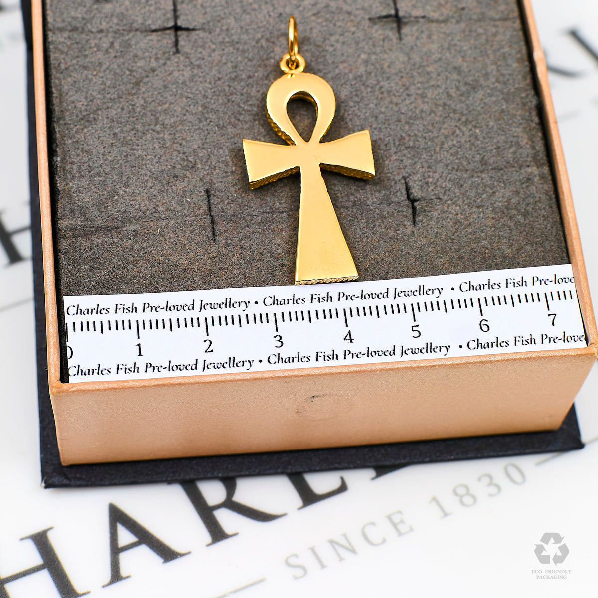 Pre-Owned 9ct Gold Ankh Pendant