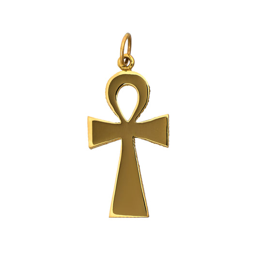 Pre-Owned 9ct Gold Ankh Pendant