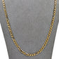 Pre-Owned 9ct Gold Figaro Chain Necklace 24 Inch