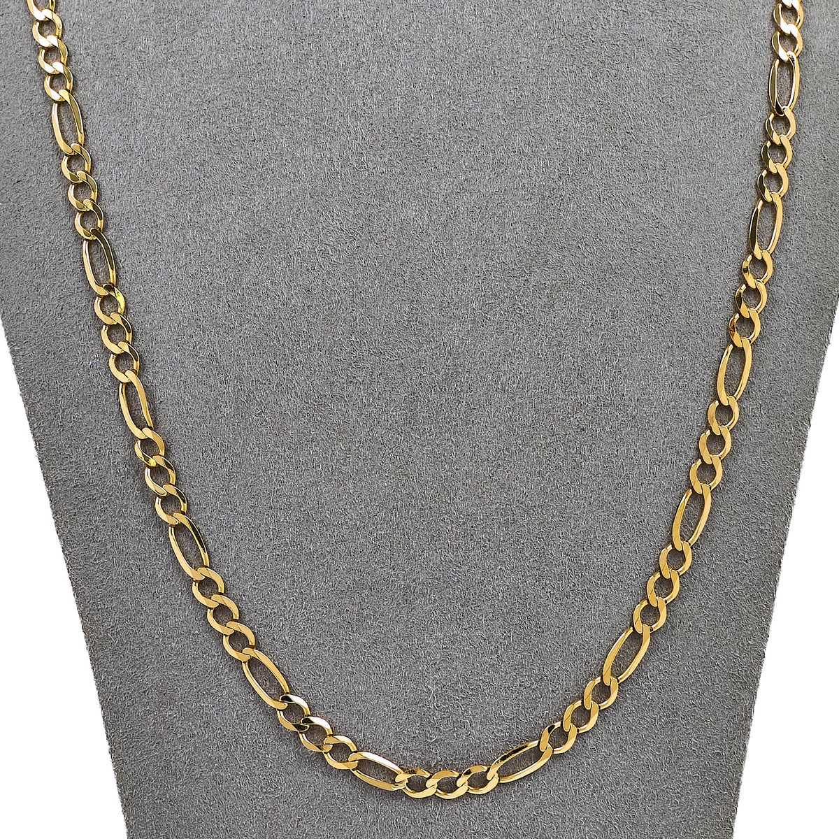 Pre-Owned 9ct Gold Figaro Chain Necklace 24 Inch