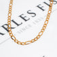 Pre-Owned 9ct Gold Figaro Chain Necklace 20 Inch