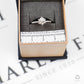 Pre-Owned 14ct White Gold Diamond Solitaire Ring Size L