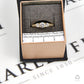Pre-Owned 9ct Gold 3 CZ & CZ Sides Ring Size Q