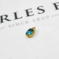Pre-Owned 18ct Gold Topaz & Diamond Pendant