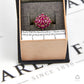 Pre-Owned 9ct Gold Glass-Filled Ruby & Diamond Cluster Ring