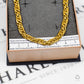 Pre-Owned 18ct Gold Matte Sectioned Necklace 18 Inch
