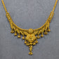 Pre-Owned 22ct Gold Collar Front & Earrings SET