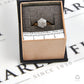 Pre-Owned 18ct Gold 7 Diamond Flower Cluster Ring Size L
