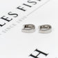 Pre-Owned 9ct White Gold Hinged Earrings
