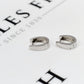 Pre-Owned 9ct White Gold Hinged Earrings