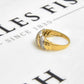 Pre-Owned 9ct Gold Diamond Bump Head Ring Size Q