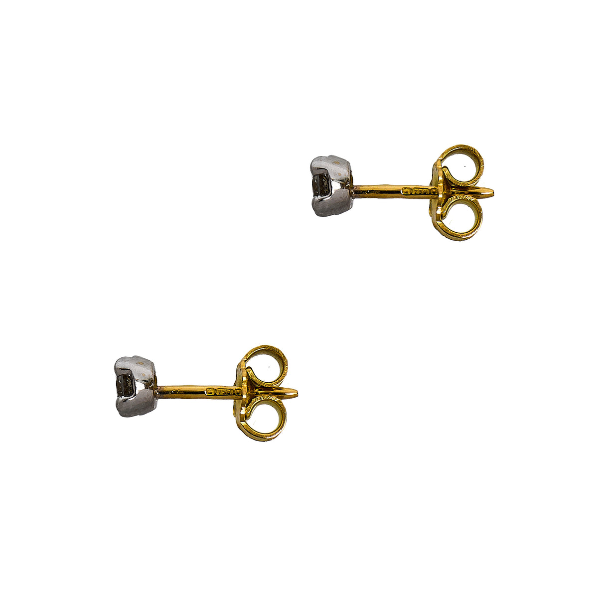Pre-Owned 18ct Gold Diamond Stud Earrings