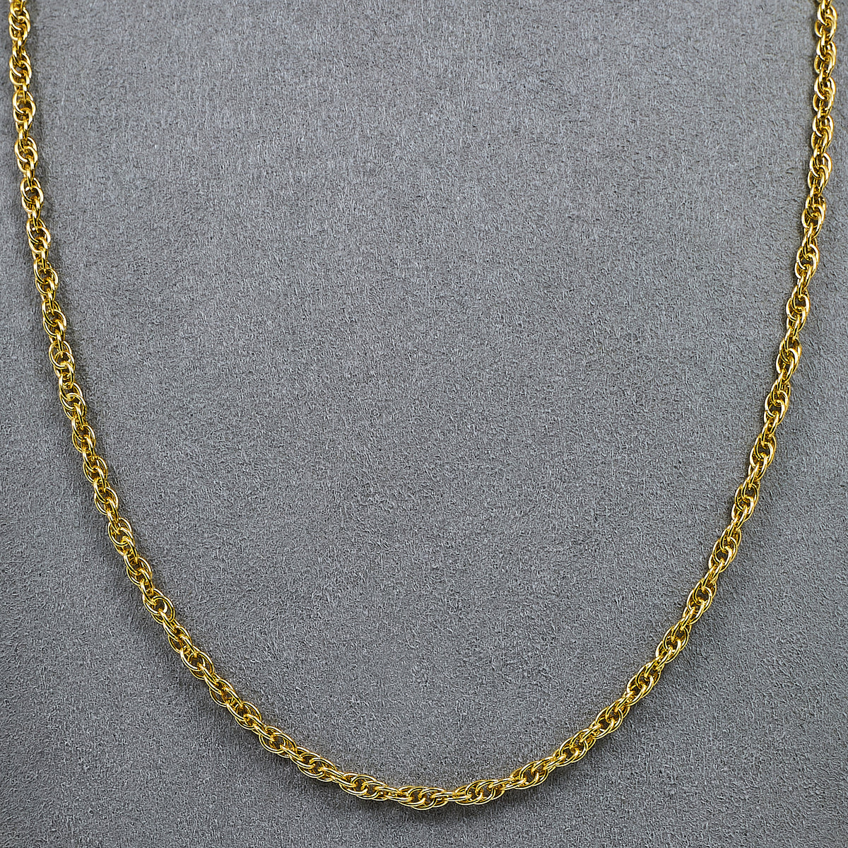 Pre-Owned 9ct Gold Prince Of Wales Necklace 20 Inch