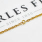 Pre-Owned 9ct Gold Prince Of Wales Necklace 20 Inch