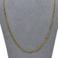 Pre-Owned 18ct Gold Figaro Chain Necklace 23 Inch