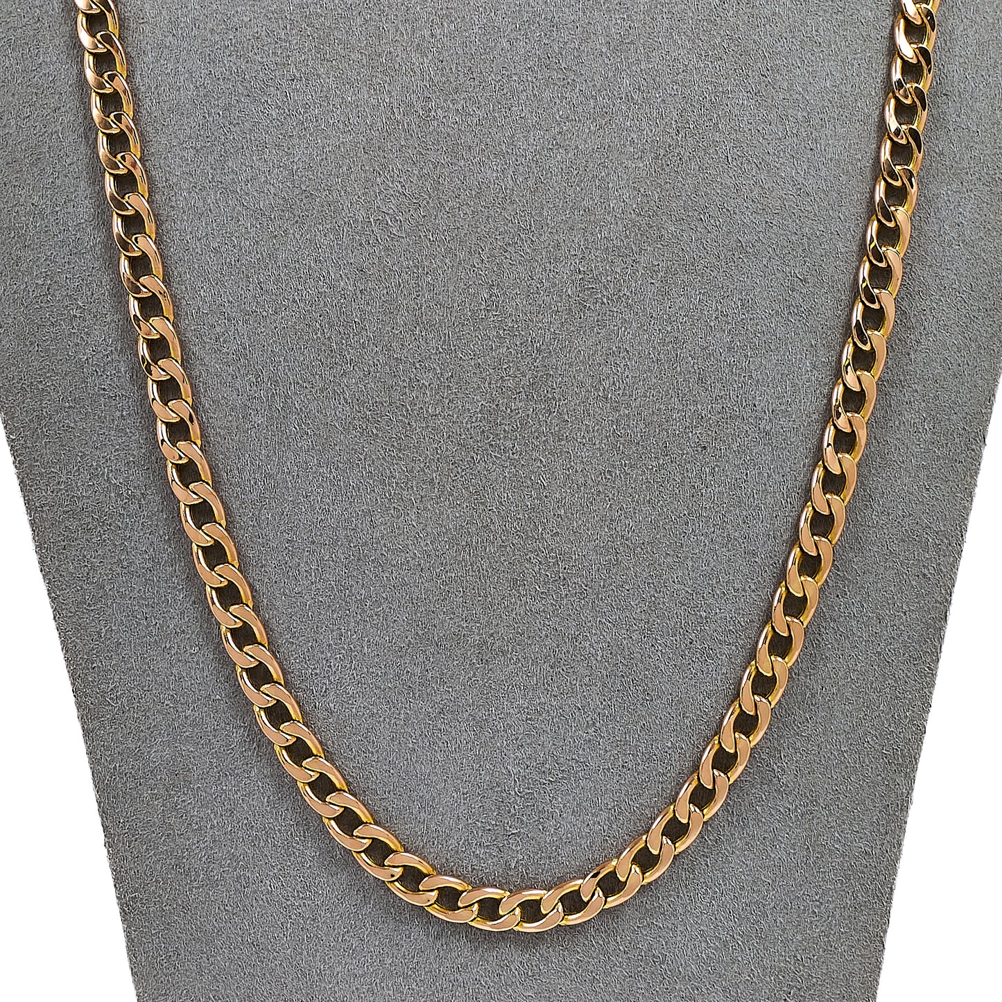 Pre-Owned 9ct Gold Curb Chain Necklace 24 Inch