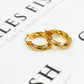 Pre-Owned 9ct Gold Twist Creole Hoop Earrings
