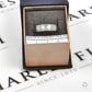 Platinum Princess Cut Diamond Tapering Band Ring Size T