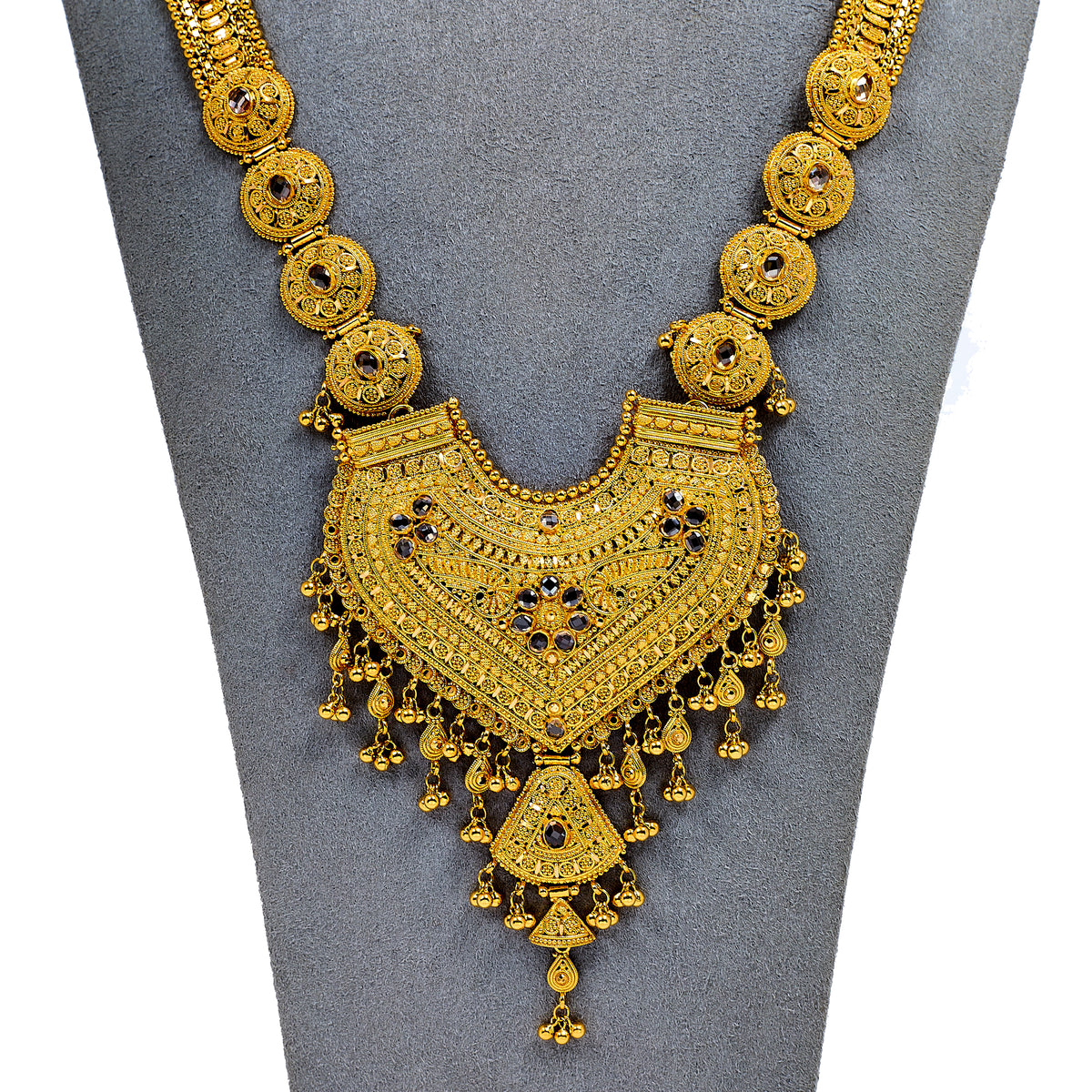 Pre-Owned 22ct Gold Large Tassel Pendant Necklace
