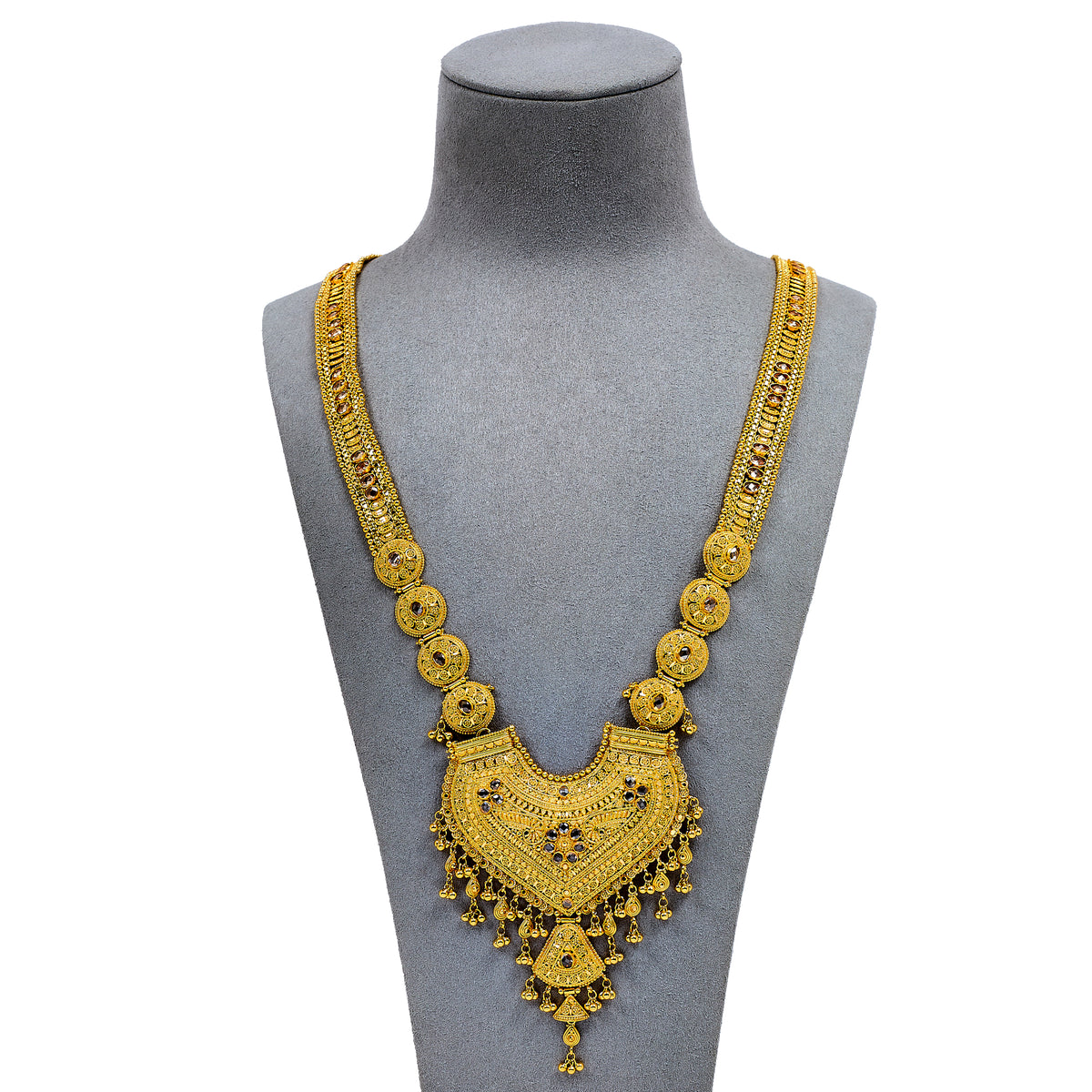 Pre-Owned 22ct Gold Large Tassel Pendant Necklace