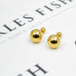 Pre-Owned 18ct Gold Ball Stud Earrings