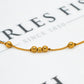 Pre-Owned 22ct Gold Bead Foxtail Bracelet 7.5 Inch