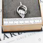 Pre-Owned 18ct White Gold Double Hoop Pendant