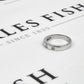 Pre-Owned 18ct White Gold Princess Cut Diamond Band Ring