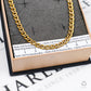 Pre-Owned 14ct Gold Double Curb Chain Necklace